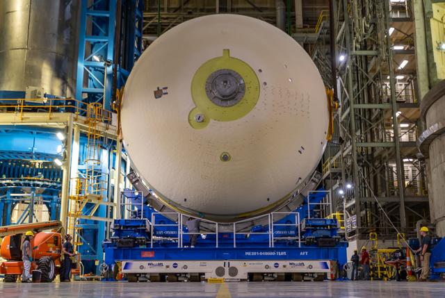 NASA image: Artemis III Liquid Oxygen Tank Moves to Next Phase of Production